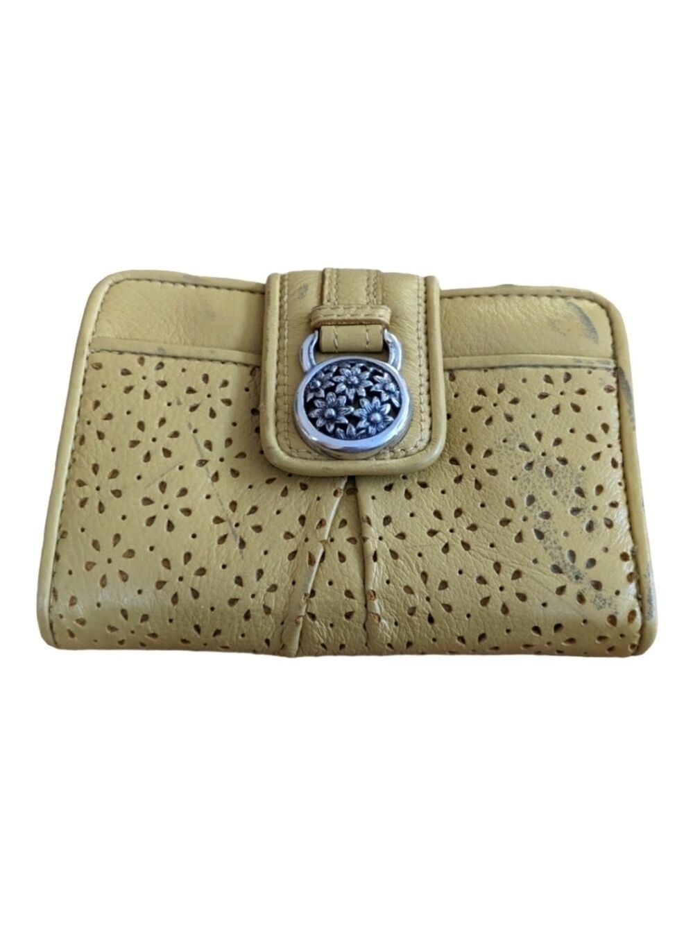 BRIGHTON Yellow floral Wallet